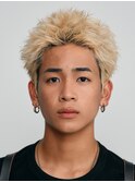 渋谷スパイキーショートアップバンクフェザーショートパーマ