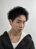 レグノバイグランツ 天神大名店(REGNO by GLANZ) スパイキーショート/メンズヘア/刈り上げショート/メンズ/眉毛