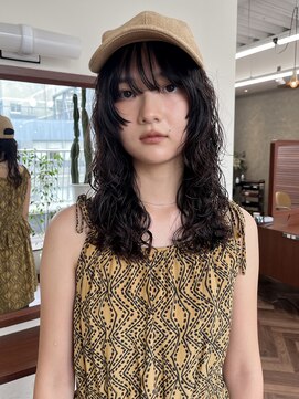 スタニング 渋谷(STUNNING.) レイヤーパーマ　ミディアムパーマ