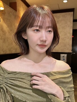 ロンド 銀座(Lond) ☆春日》オリーブグレー/ボブ/顔周り/小顔/レイヤー/髪質改善12