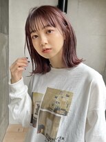 ガーデン 渋谷(GARDEN)&nbsp;小顔大人ボブ暗めカラーミディアムデザインカラー