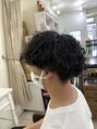 ヘアアンドネイル シーソー(Hair&Nail Seesaw)&nbsp;メンズの強めのツイストスパイラルパーマも得意です。