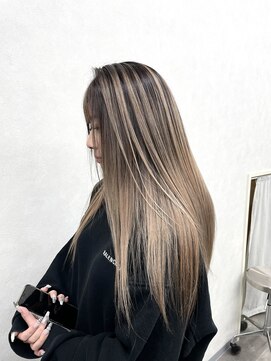 バレイヤージュ/ホワイトベージュ