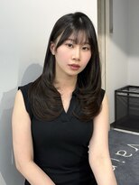 ヴェイン 渋谷(vain)&nbsp;大人レディヘア艶ブラウンまとまりレイヤー