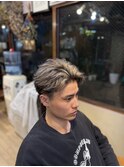 メンズアッシュベージュシャドウルーツカラー