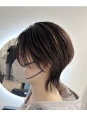 くびれウルフ/レイヤー/韓国/小顔/簡単セット/20代