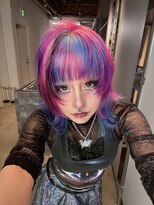 ロテサカエ(Lote.Sakae)&nbsp;着物ヘア/大人ガーリー/ダークアッシュ/似合わせカット/名古屋