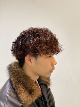 アース 常盤平店(HAIR & MAKE EARTH) 【赤髪×メンズパーマ】個性と色気を引き出す最旬スタイル◎