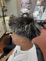 デザミ(Des Amis) ハードツイスト×ホワイトメッシュ