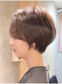 ショートカット髪質改善ショートボブ大人ガーリー韓国ボブ