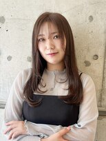 エミュ 天文館店(eMu) ミルクティーブラウン×レイヤーカット