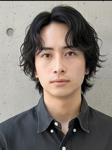 ニューヨークニューヨーク メン 垂水店(NYNY MEN)&nbsp;センターパート×ニュアンスパーマ