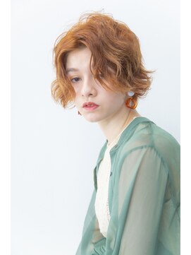 ページボーイ美容室 クセもデザインになるウェーブボブ