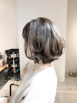 美容室 ツリー(Tree) ノンブローでおさまる大人 ボブ 『Tree hairsalon 』本厚木