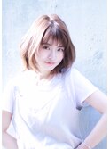 【フォルテ千鶴】無造作大人ボブ ひし形シルエット
