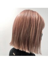 エミィ(emme)&nbsp;【emme×石崎】ピンクベージュ×ミディ