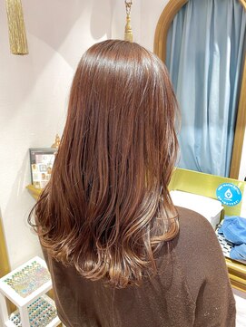 ロンドアベニール 北千住(Lond avenir) ブリーチなし　ピンクベージュ　西田大樹