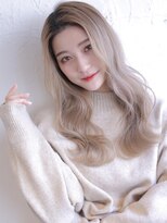 アグ ヘアー タクト 神辺店(Agu hair tact)&nbsp;《Agu hair》海外風ハイトーン×リラックスウェーブ