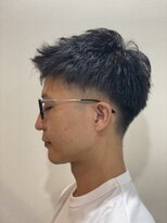 グレイスフルバーバー 赤坂見附店&nbsp;ブロックフェードアップバングスタイル