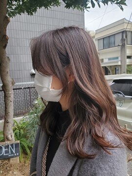 美容室ポール 西葛西店(PAUL) 西葛西美容室 くびれヘア ショコラベージュ 学割U24