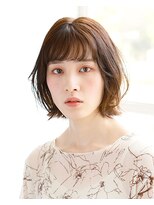 タヤ フォレオ博多店(TAYA)&nbsp;アッシュ系カラーの外ハネボブ