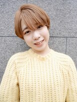 シュシュ(shushu)&nbsp;前髪ありショートマッシュ/オレンジベージュ【有海一生】