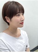 マッシュライン丸みショート、30代40代【drop /表参道/青山】