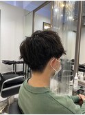 ＠shino_ne197/メンズパーマ/ツイストスパイラル/波巻き