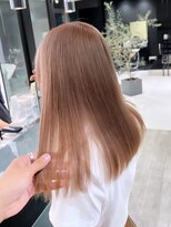 アース 前橋店(HAIR&MAKE EARTH)&nbsp;マロンベージュダブルカラーケアブリーチ髪質改善