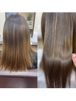 アローズ 玉名店(arose)&nbsp;30代～40代の艶カラー　白髪ぼかし美髪ベージュアッシュ