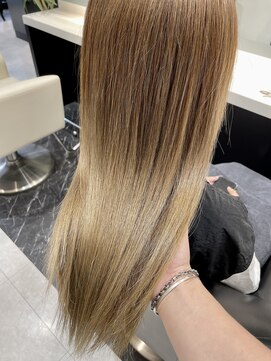 シファー(～Cifer) 艶感ハイトーンカラー髪質改善お客様ヘア☆