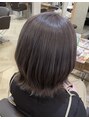 オーブ ヘアー サマラ 秋田広面店(AUBE HAIR samara)&nbsp;大人可愛いココアグレージュカラー(※ブリーチ1回施術あり)