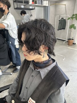 シラス(SiLasu) メンズスパイラルハンサムウルフボブ