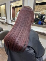 ヘアーアンドメイク ビス(HAIR&MAKE bis) ツヤツヤレッドカラー/髪質改善トリートメント/チェリーレッド