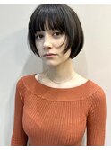 柔らかさのあるボブ♪