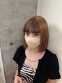 アミックス ヘアワークス 山口店(AMIX hair works) ハイトーンの前髪インナー！