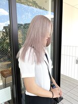 ホロ(hollo)&nbsp;ハイトーンカラーミルクティーピンクベビーピンク色落ちかわいい