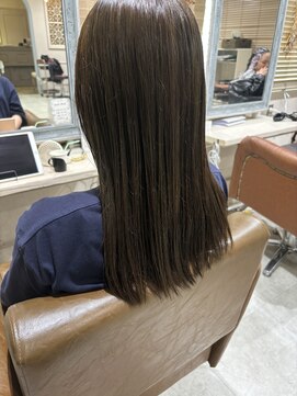 フレーム へアアンドトリートメント 天王寺北口店(FRAME) オリーブグレージュカラー