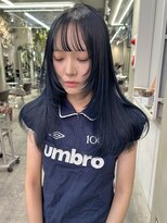 フェブ(fev)&nbsp;【fev_momo】blue black×face layer