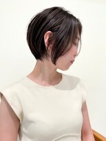 ネイロ バイ ジルブラン 葛西(NeiRo by JIL BLAN) ハイライト白髪ぼかしダブルカラーインナーカラーショートボブ