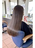 ロングラベンダーグレージュ美髪のススメ