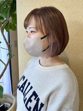 ランリ 名古屋名駅(ranri) ショートボブ/インナーカラー