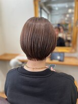 ゴーシェン 津田沼本店(Goshen)&nbsp;丸みショート×シナモンベージュ