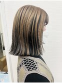 アウターカラー【山口市美容室】【山口市ハイトーン】