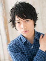 グルーミングサロン バーバー キャッスル 北浦和西口(Grooming salon Barber Castle) 七三分けニュアンスパーマ黒髪ショートY北浦和