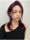 小顔効果◎ウルフヘアー