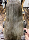 髪質改善メテオカラー×明るめマットアッシュ