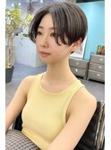 【Owll】石田学史刈り上げグレージュショート20代30代40代