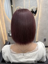 ルノン シェリー(LUNON cheliy)&nbsp;ホワイトグレージュミニウルフチェリーブラウンデジタルパーマ