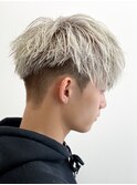ダブルカラー/ブリーチ/ミルクティー/ヘアカラー/men's